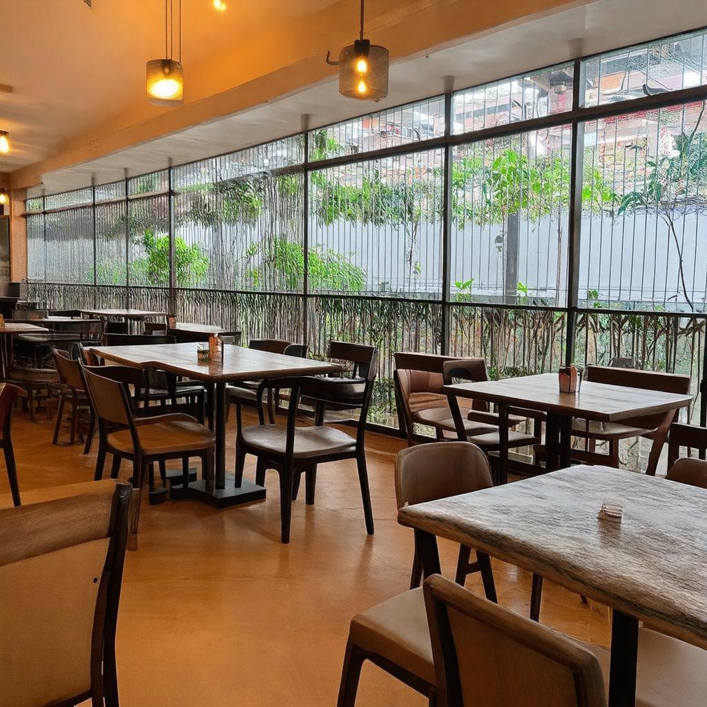 Không gian rộng rãi và thoáng đãng của Quán nhậu Bình Dân 456 Lê Văn Lương Quận 7 thích hợp tụ tập